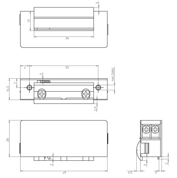 DORCAS-41NF elektromos z�r , m�retek